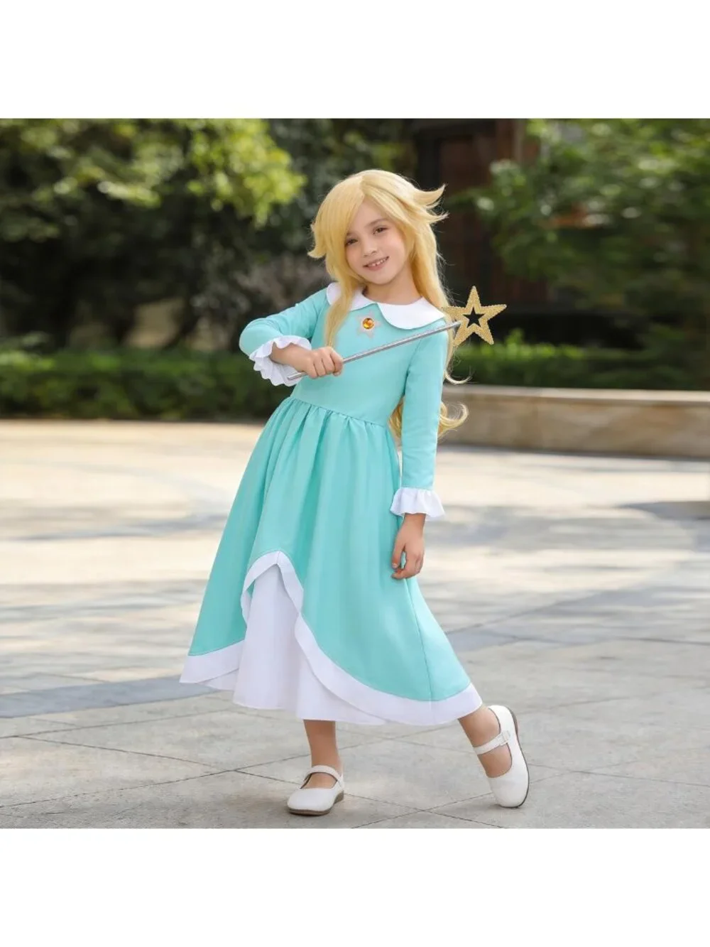 Royal Princess Costume for Kids - Girls Dress with Accessories Set, Fairy Tale